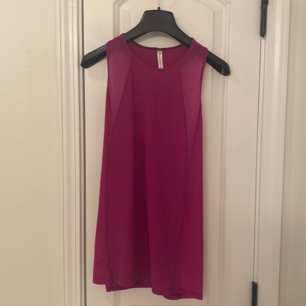 Magenta athleta tank top